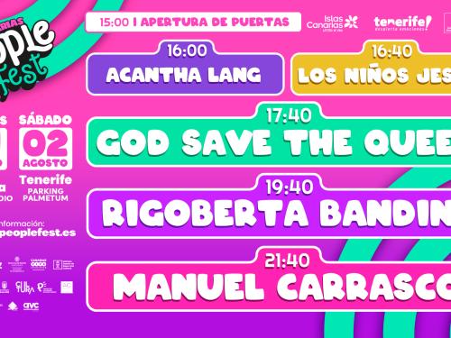 Más de 10.000 entradas vendidas para Canarias People Fest, el festival que une música y ocio en las dos capitales