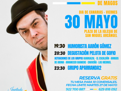 San Miguel de Abona celebra el Día de Canarias con su tradicional baile de magos