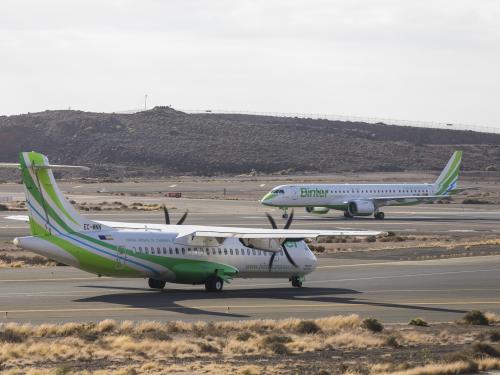 Binter programa 16 vuelos de recuperación para atender a los pasajeros afectados por la meteorología adversa en Tenerife
