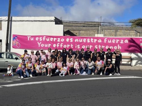 366 ciclistas participan en la III Carrera ciclista por la Vida, en Chío