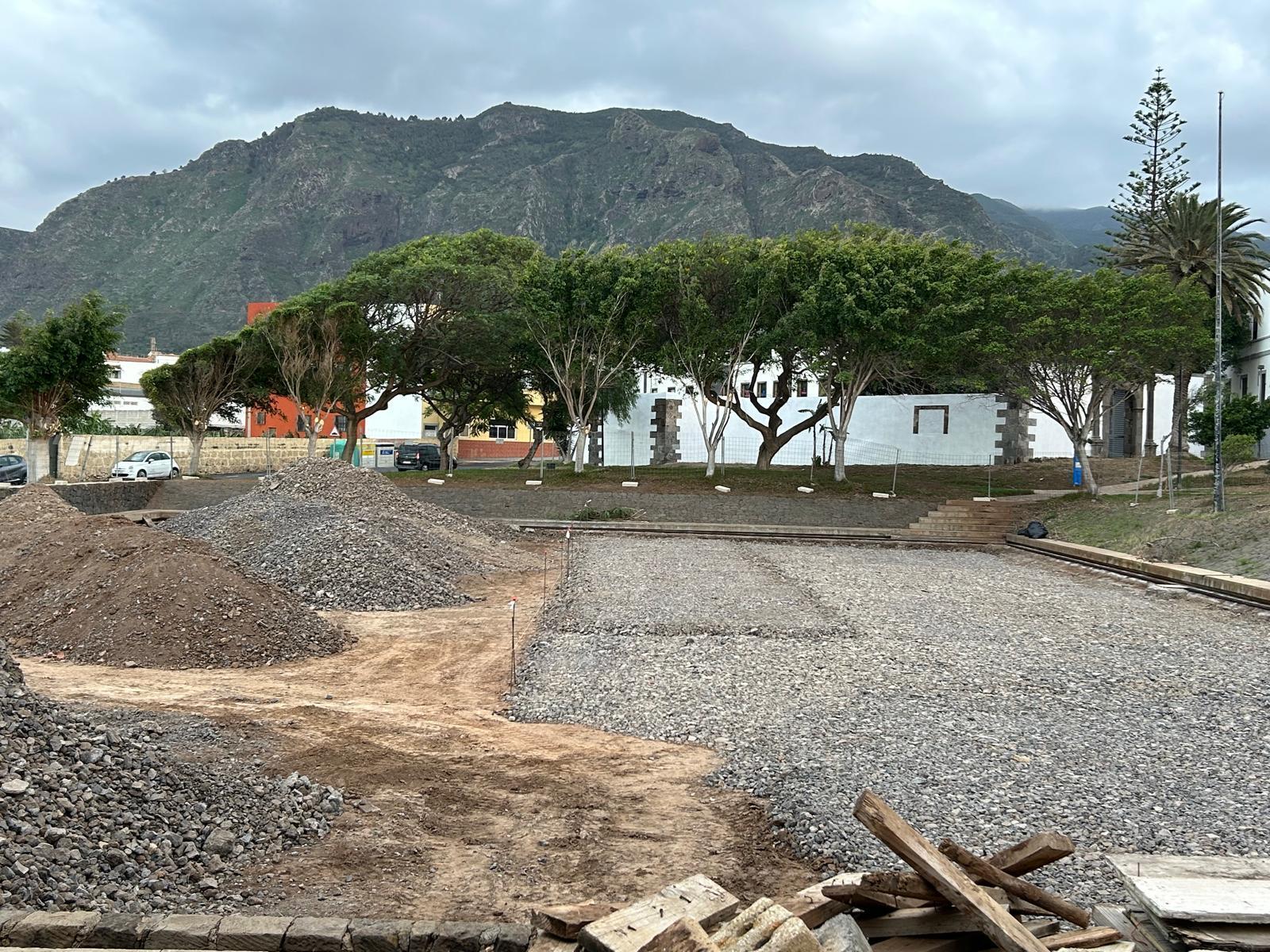 Buenavista del Norte reactiva las obras de mejora del polideportivo San Francisco