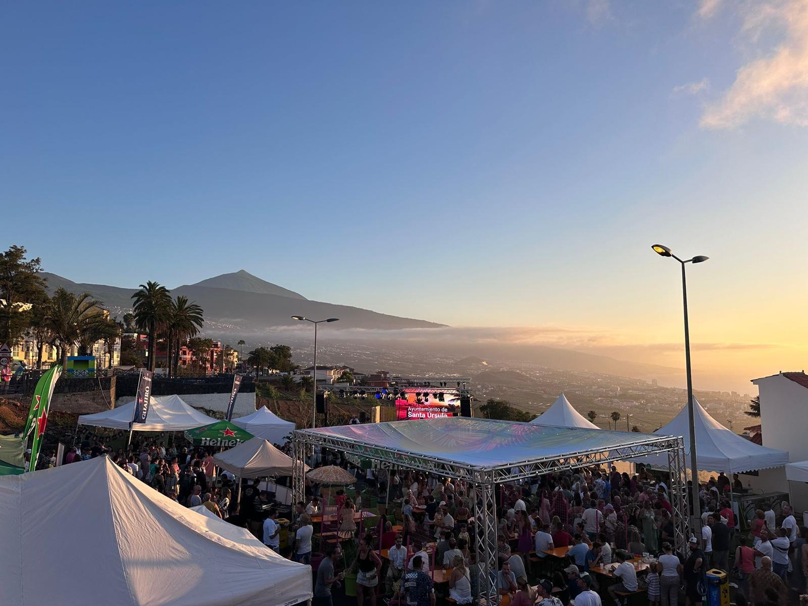 Santa Úrsula acoge la segunda edición del Palmera's Beer & Gastro Music Festival