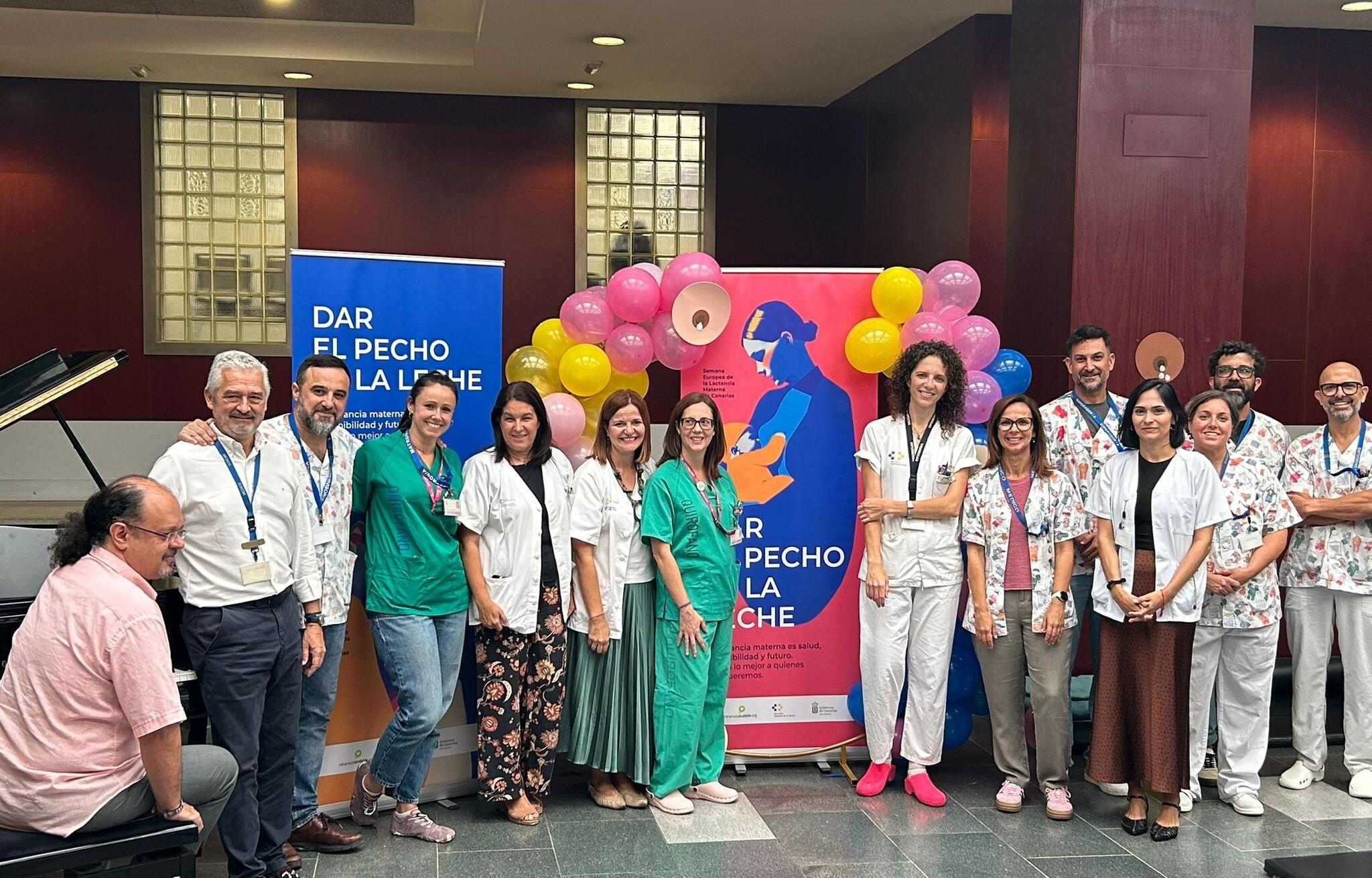 Profesionales del Hospital Universitario La Candelaria realizan un encuentro con familias para promover la lactancia materna