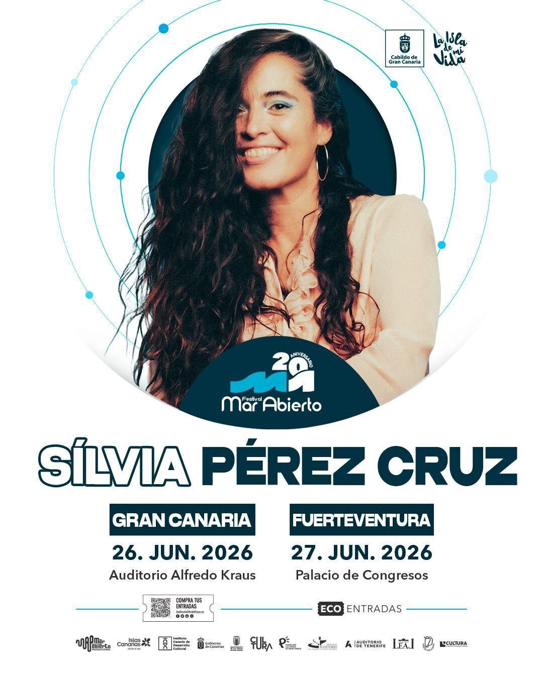 Sílvia Pérez Cruz actuará en Gran Canaria y Fuerteventura en el Festival Mar Abierto