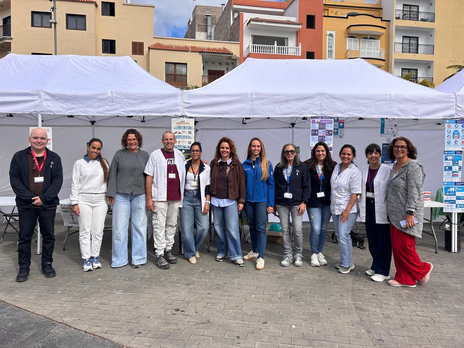 El Ayuntamiento de Guía de Isora promueve el bienestar, la prevención y la vida saludable en la Feria de la Salud